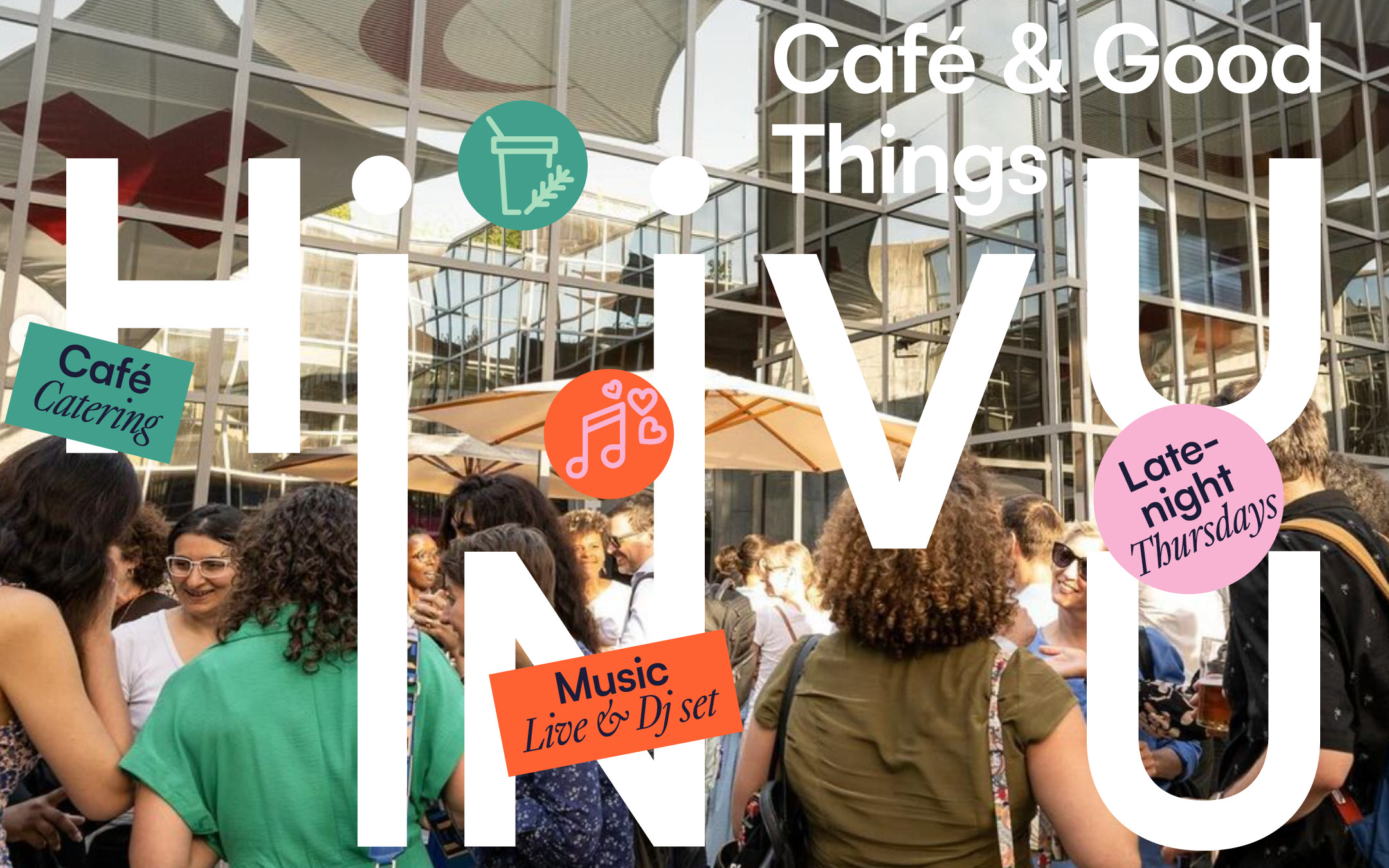 Identité visuelle pour Café Hinivuu au Musée international de la Croix-Rouge et du Croissant-Rouge