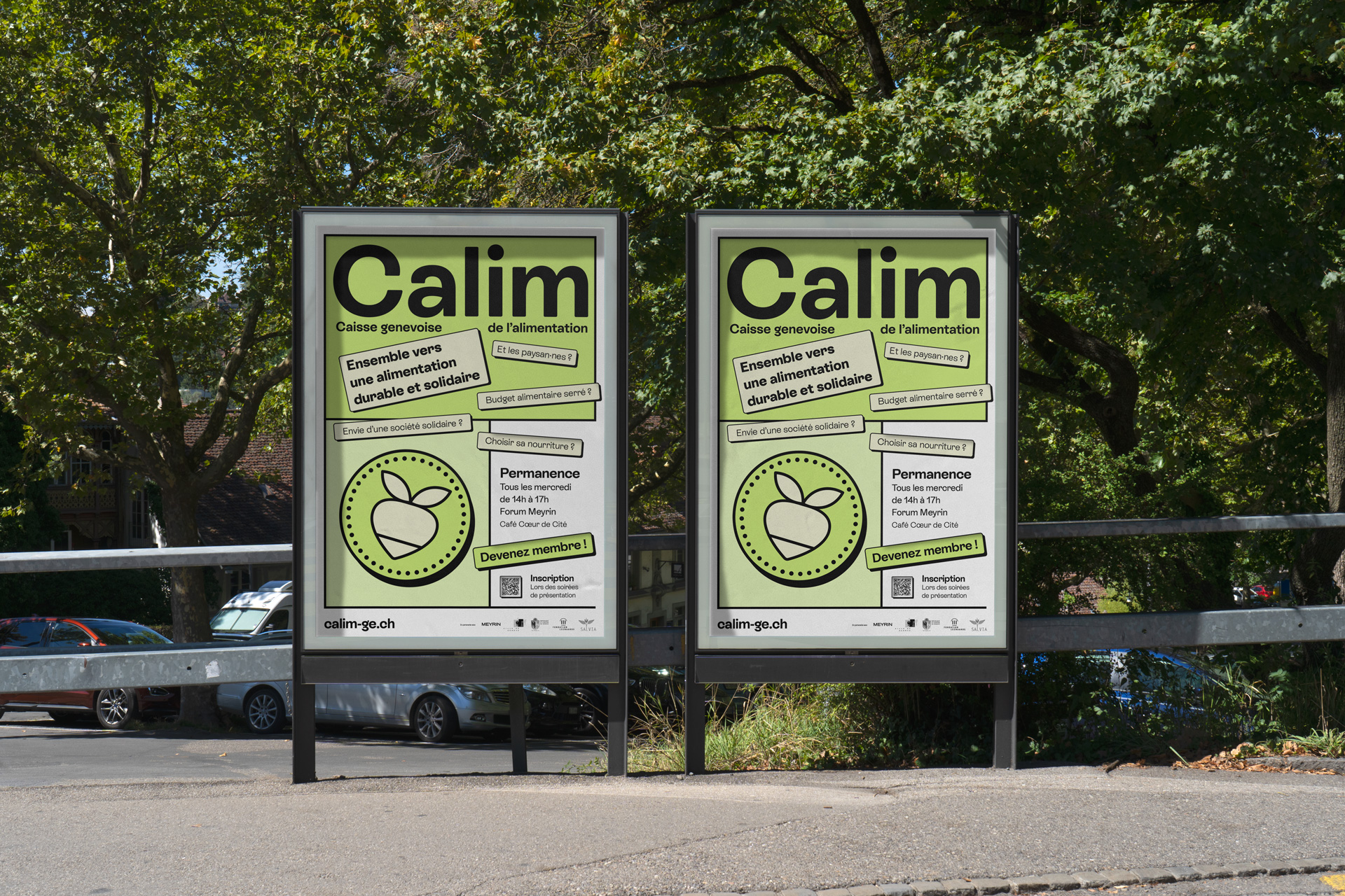 Identité visuelle pour la Calim - Caisse genevoise de l'alimentation 